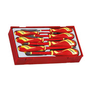 Teng Tools 7 Piece 1000 Volt Insulated Slotted/Flat, PH & PZ Type Screwdriver Set - TTV907N