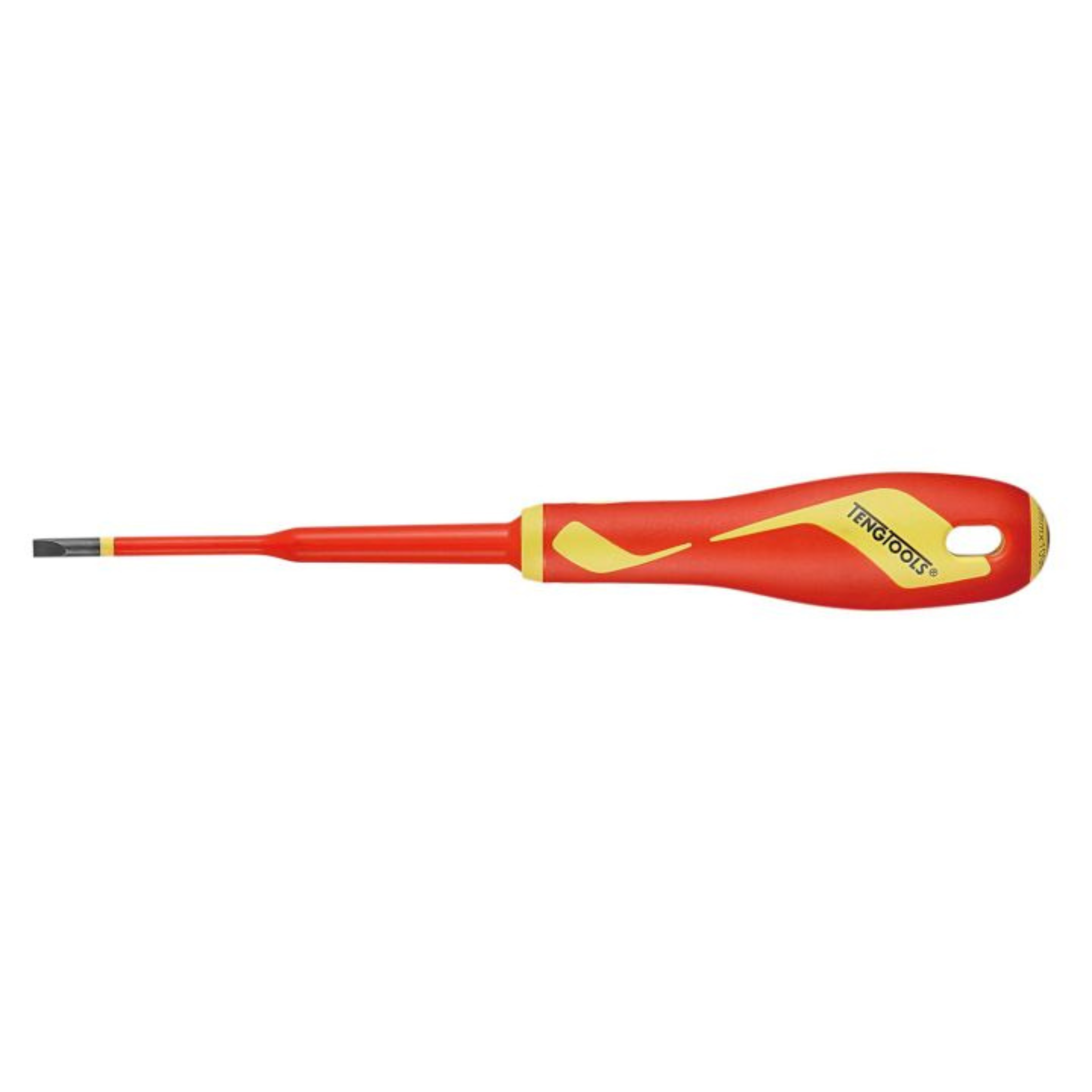 Teng Tools 1000 Volt Insulated Slotted/Flat Ultra Slim Screwdrivers - 1mm X 5.5mm