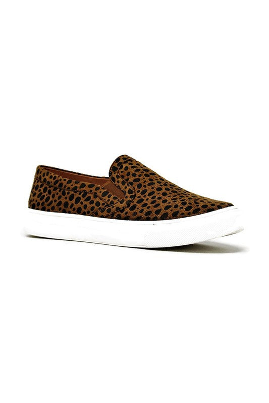 cheetah slip on shoes