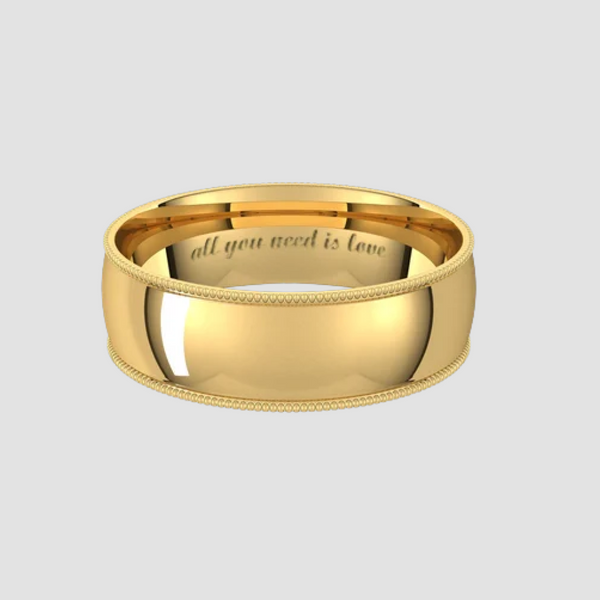 Ten Romantic Wedding Ring Engraving Ideas | Diamonds Factory