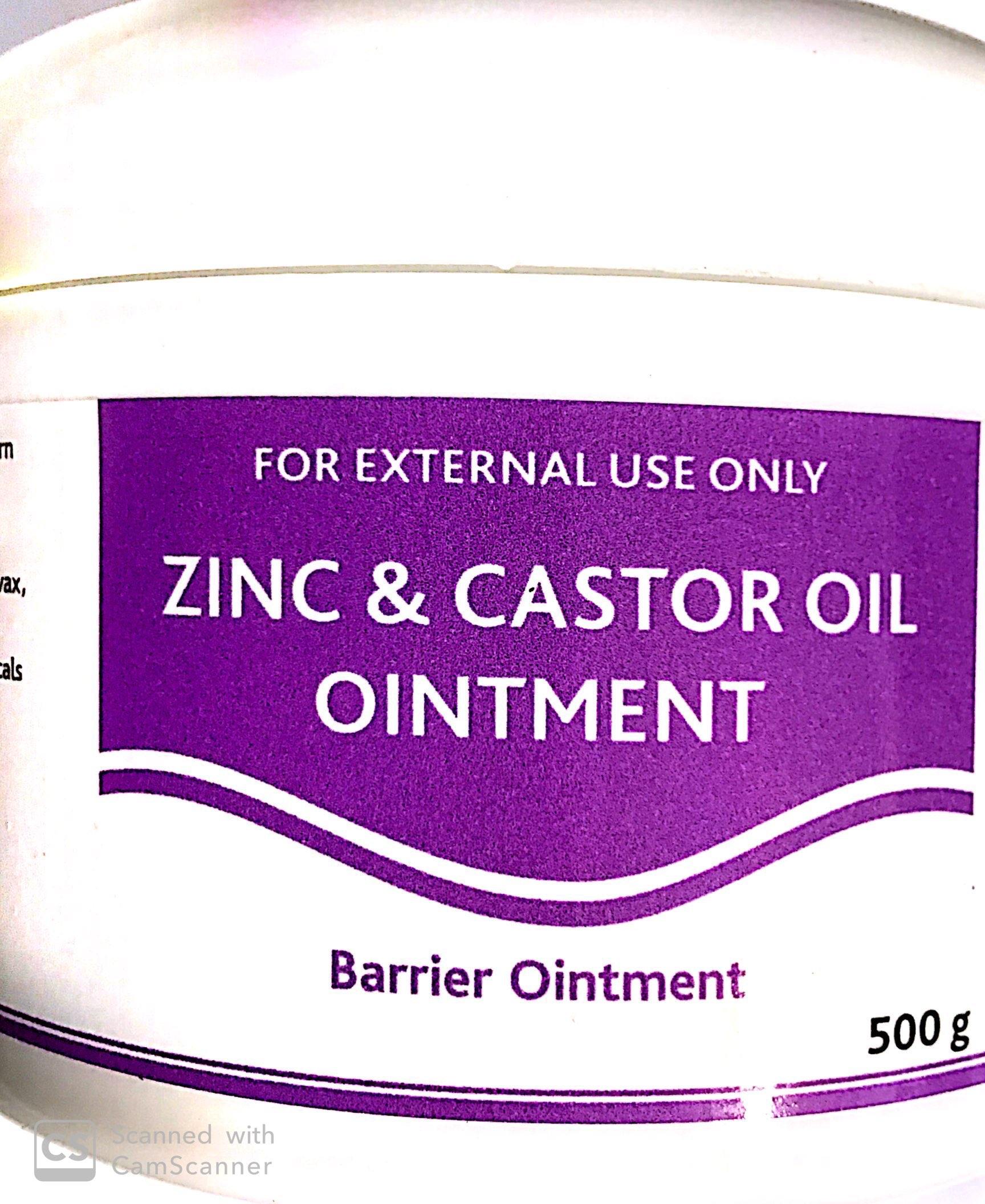 Zinc &amp; Castor Oil Ointment 500 gm