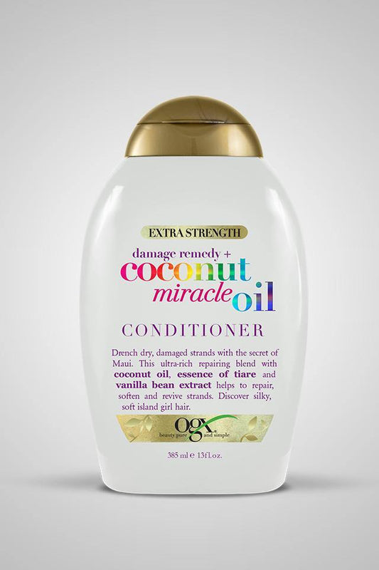 OGX Coconut Miracle Oil Shampoo for Damaged Hair, 385ml : :  Beauty