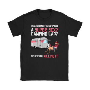 Super Sexy Camping Lady with Campfire - Hoodie – CampGurus
