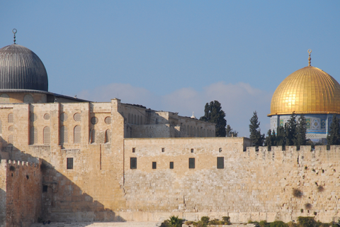 Masjid al-Aqsa and the Dome of the Rock in Old Jerusalem