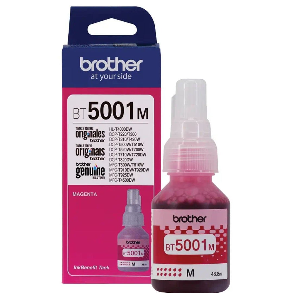 Tinta Brother Bt5001m | Magenta | Botella