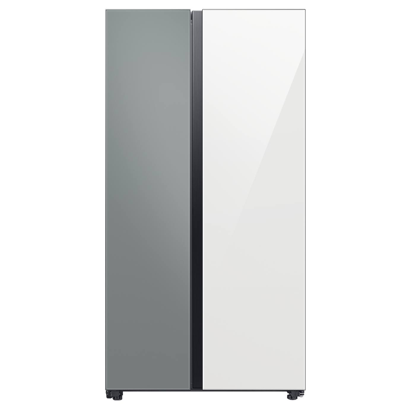 Refrigeradora Samsung Rs23cb700a7gap | 23 Pies Cúbicos | Inverter | Side By Side | Color Gris Y Blanco