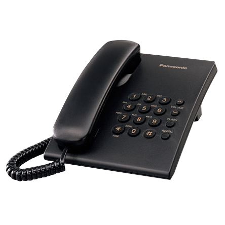 Teléfono Fijo Inalámbrico Panasonic KX-TGC350LAB Negro