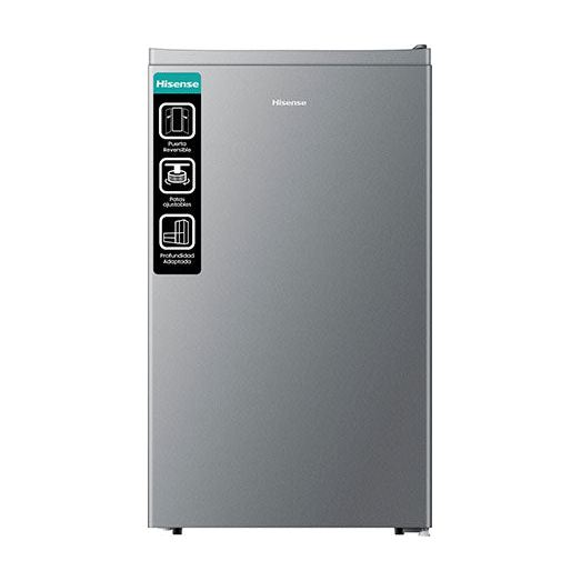 Refrigeradora Hisense Rr33d6agx1 | 3 Pies Cúbicos | Minibar | Patas Ajustables