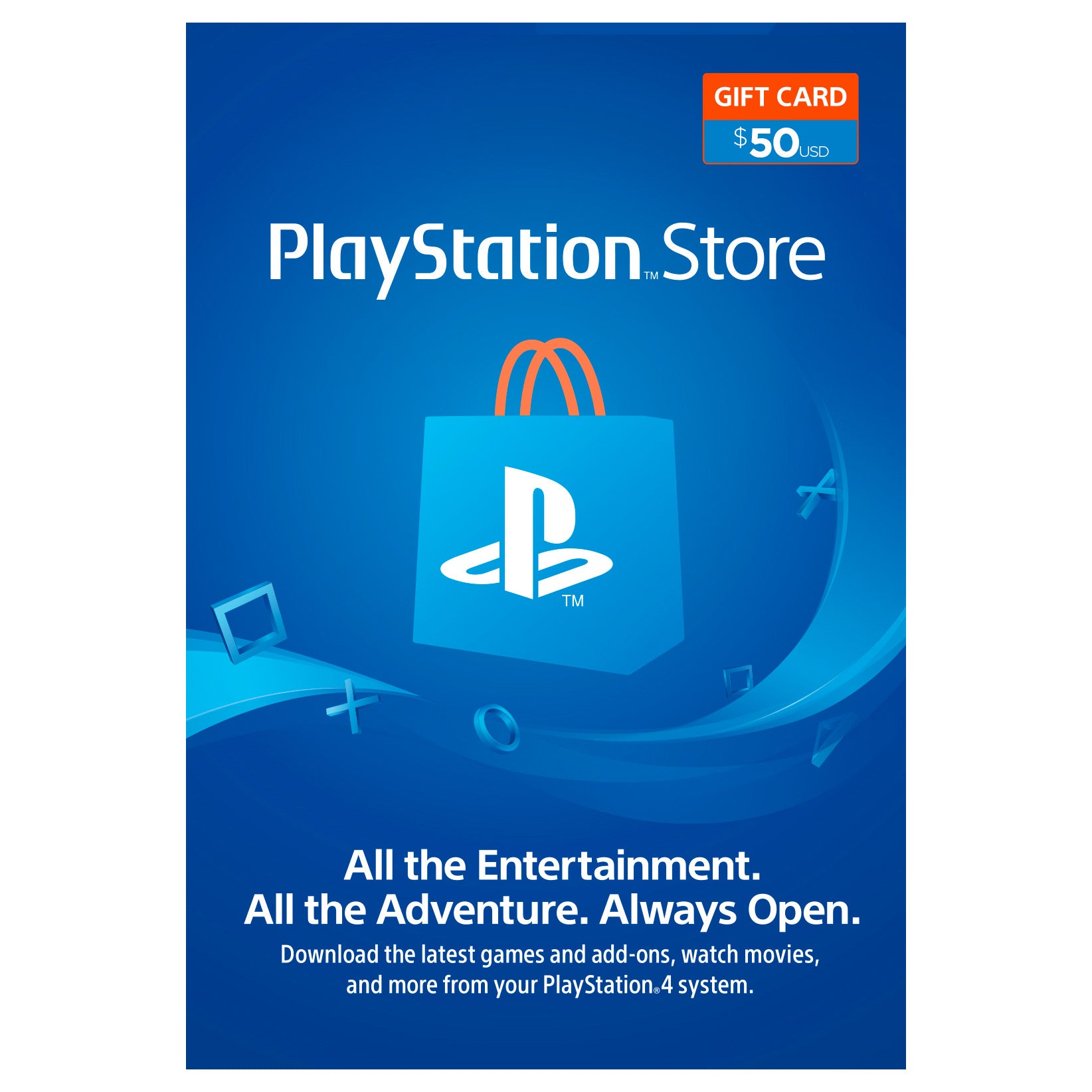 Playstation Store $50 + Cargo Por Servicio