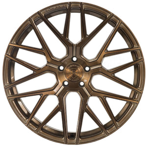 20x10 Rohana RFX10 Brushed  Bronze Concave Wheels by KIXX Motorsports - Authorized Dealer