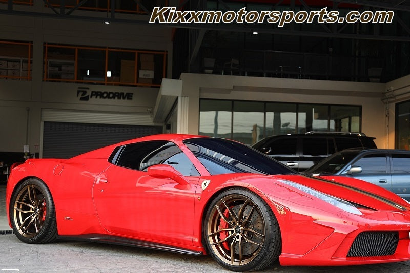 ferrari 458 red black wheels