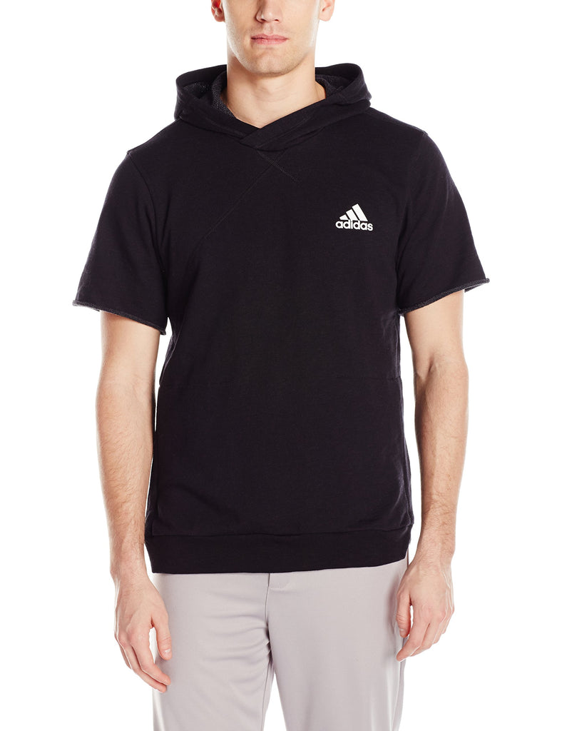 mens adidas short sleeve hoodie