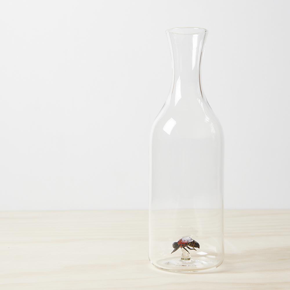 Glass Bee Bottle