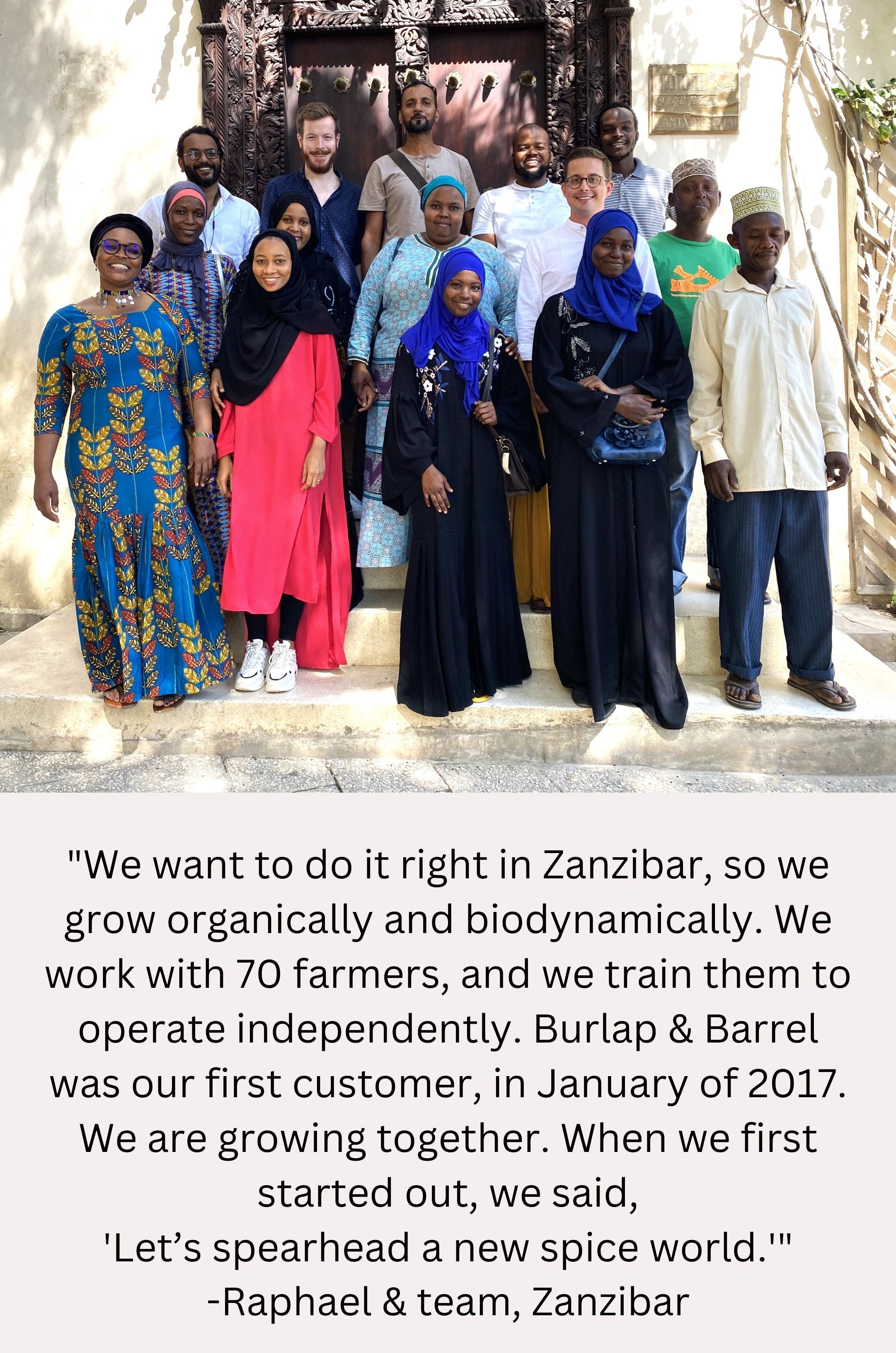 Rapahel & Team, Zanzibar 