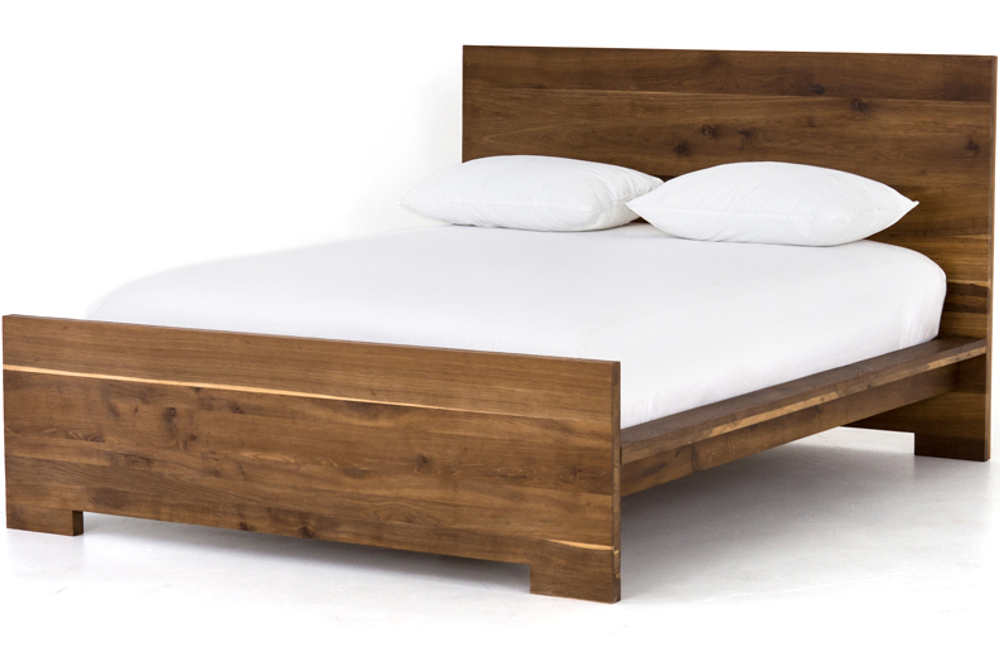 Hazel Bed Bed Brown natural Oak Smoked