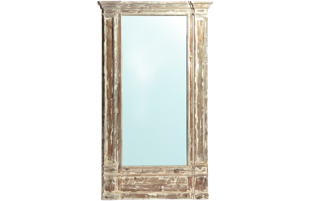 Abela Mirror Mirror distressed Paint Pine Polished