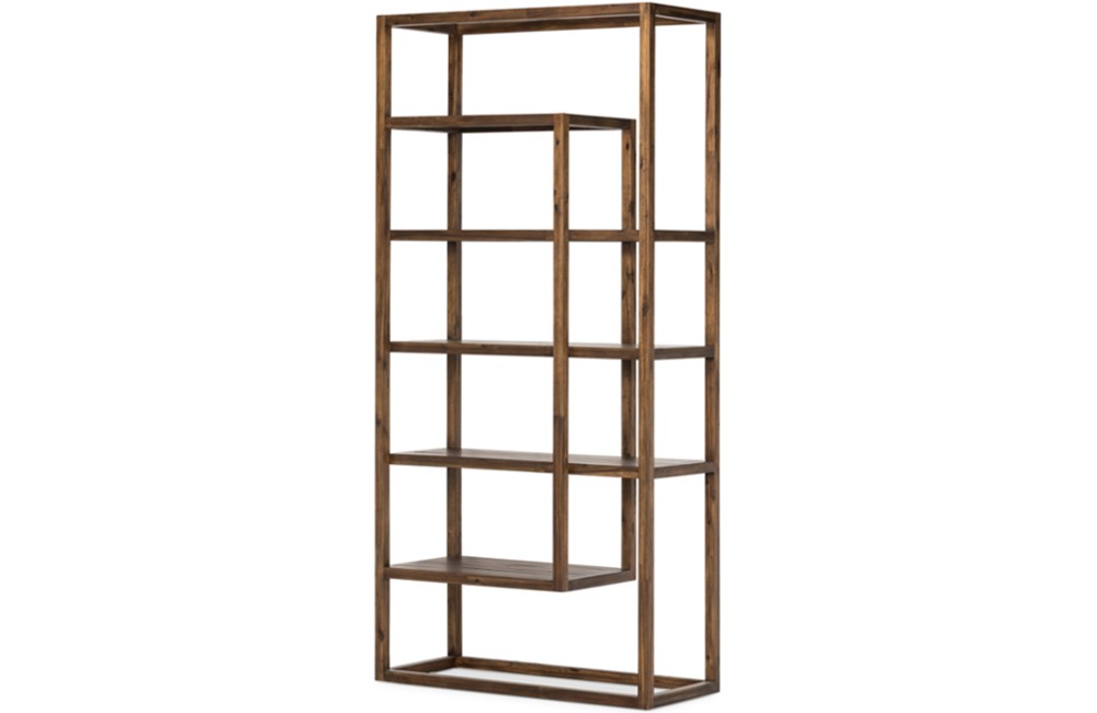 Williams Bookshelf Bookshelf Acacia natural Open Shelving Warm Brown