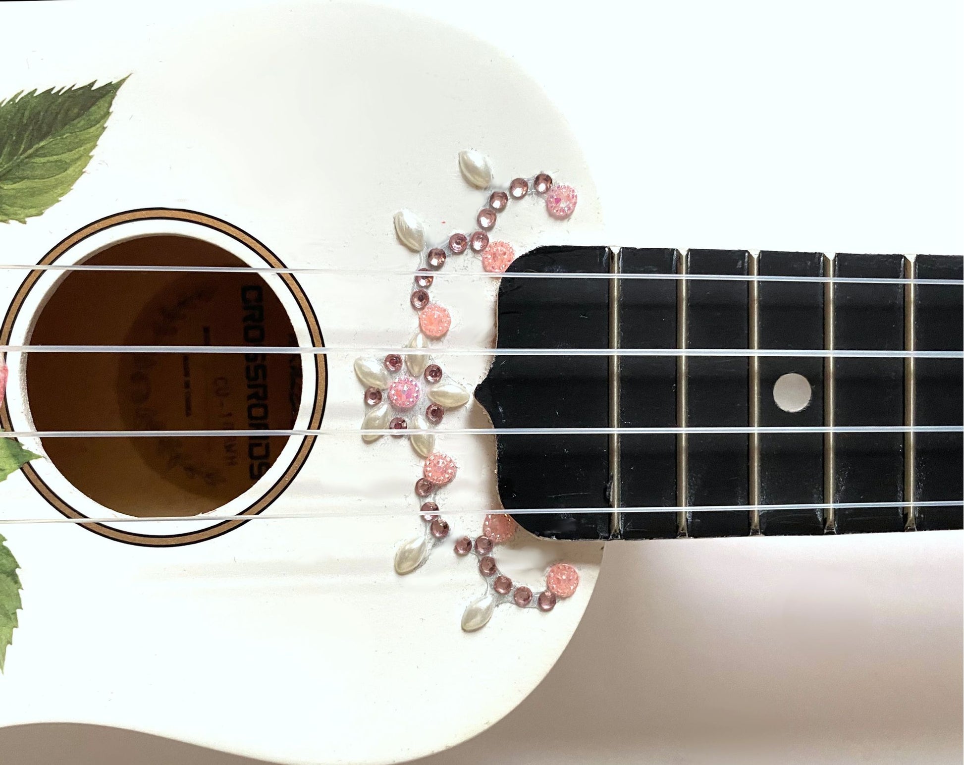 Rose Delight Ukulele with Crystals – Rozanna's Violins