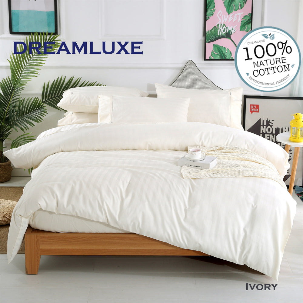 Dreamlux 1000 Thread Count 100 Egyptian Cotton Quilt Cover Set