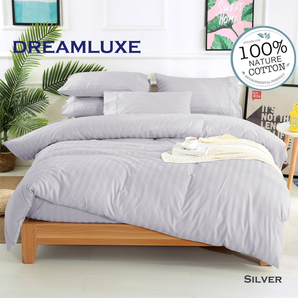 Dreamlux 1000 Thread Count 100 Egyptian Cotton Quilt Cover Set