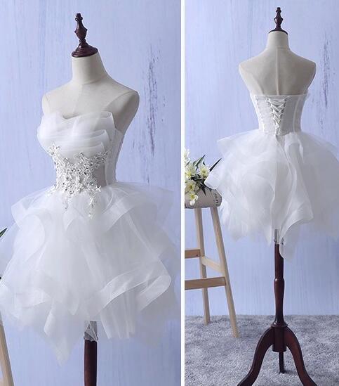 Lovely Tulle Short Party Dress, Cute Teen Junior Prom Dress – Cutedressy