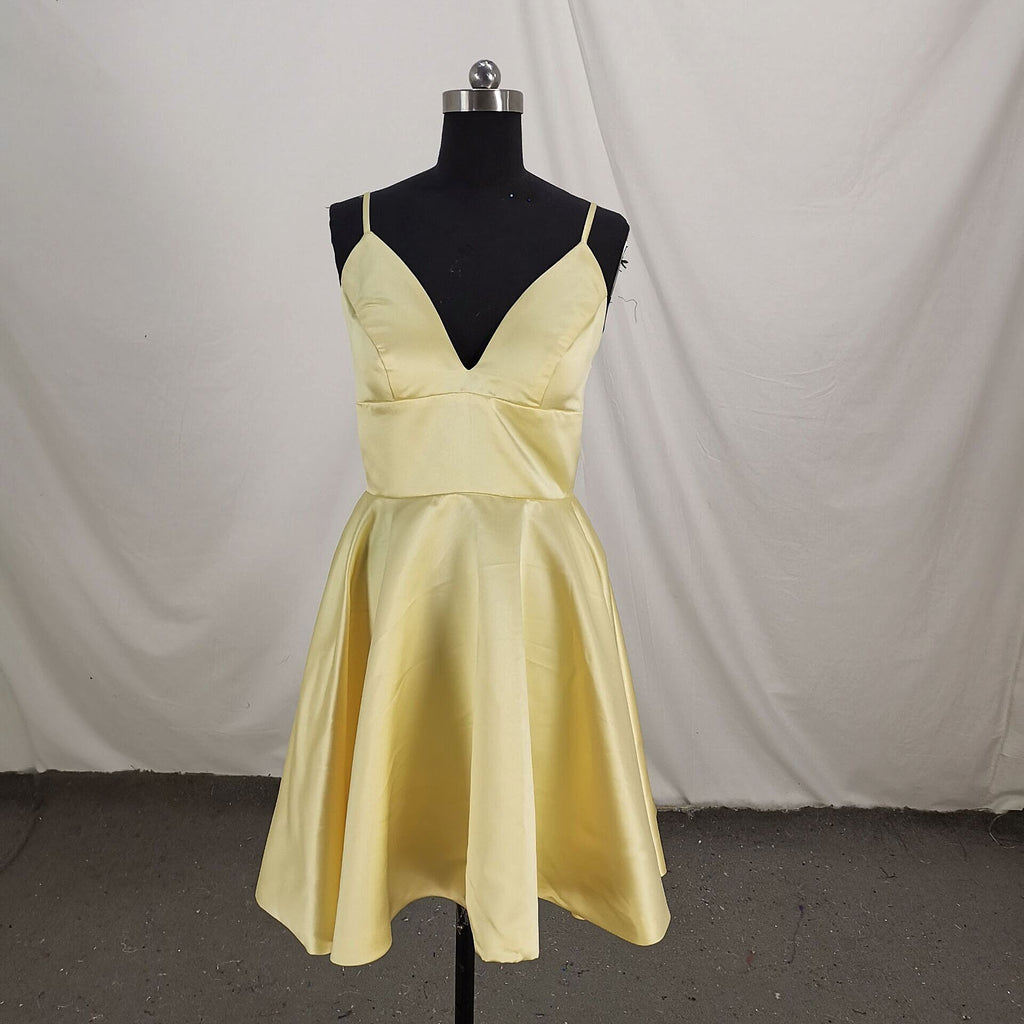 yellow hoco dresses 2019