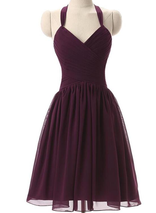 Dark Purple Short Dress Outlet Shop, UP ...