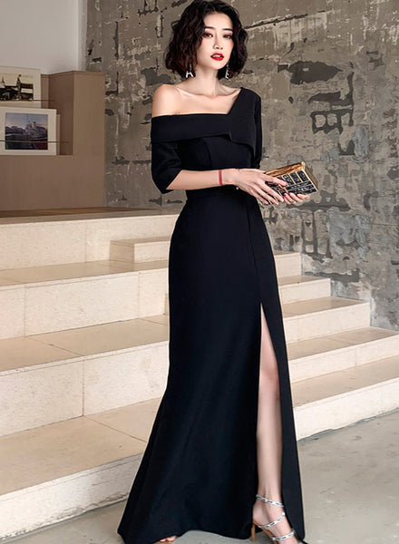 Sequins Off Shoulder Dress Backless High Slit Prom Cocktail Maxi Dresses -  Milanoo.com