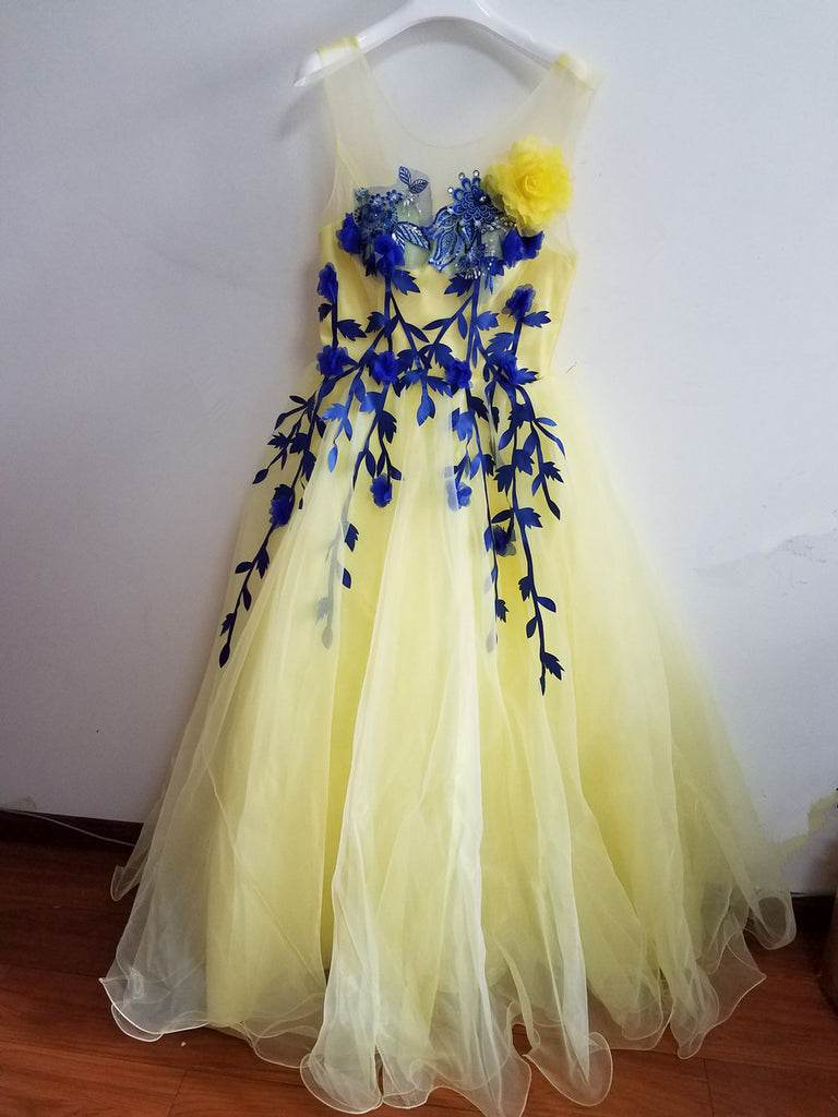 flower girl yellow dresses