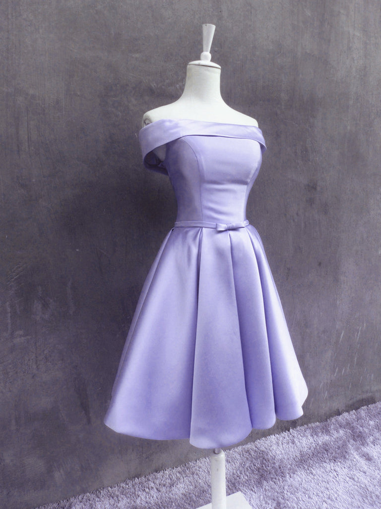 light purple hoco dress