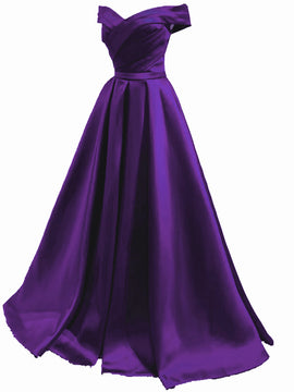 Cathy2023 Purple Evening Dress High Slit Evening Dress Off Shoulder Satin  Prom Plus Size Dress Custom Vestidos De Fiest Color Burgundy US Size Custom  Size