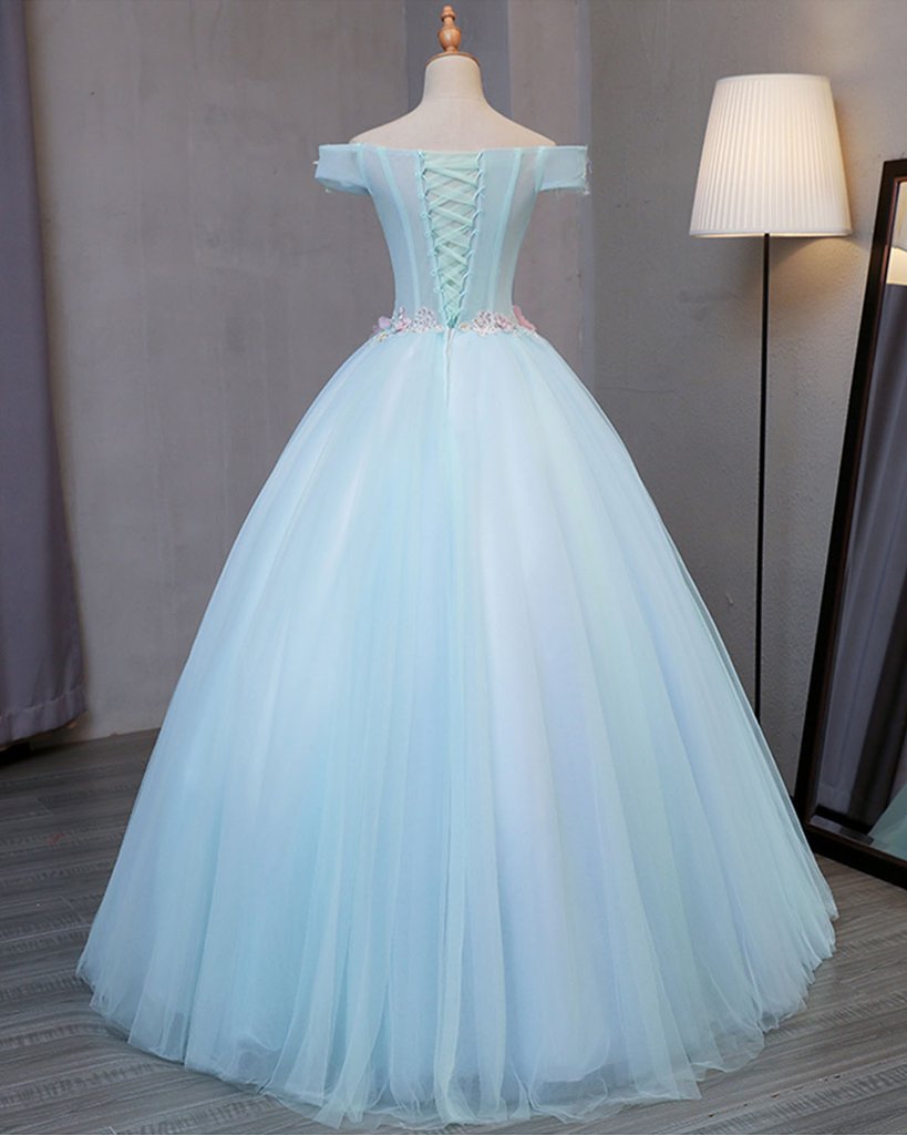 blue sweet 16 dresses