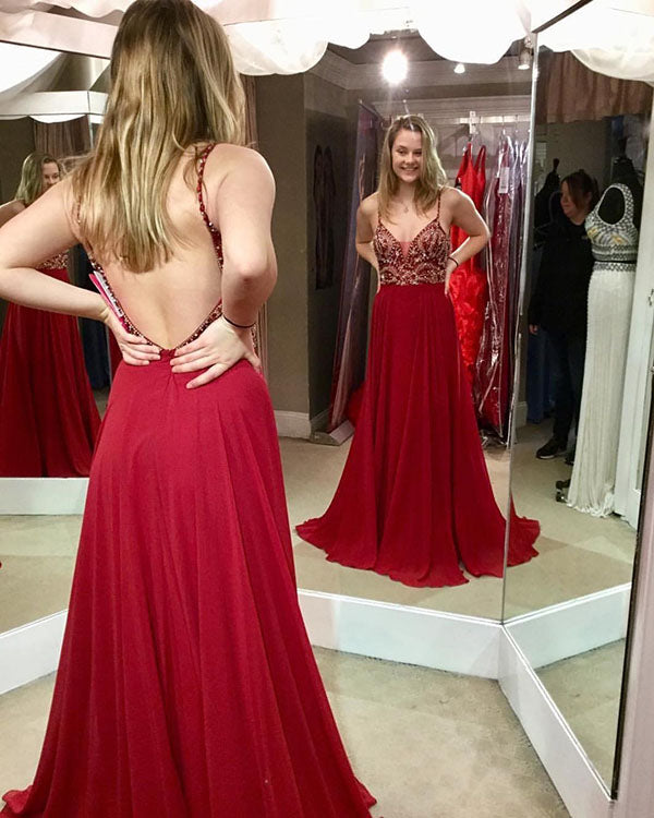 prom dress 2019 red