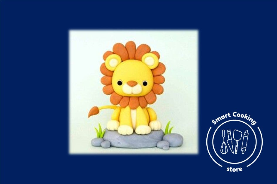 Diy Un Petit Lion En Pate A Sucre Smartcookingstore