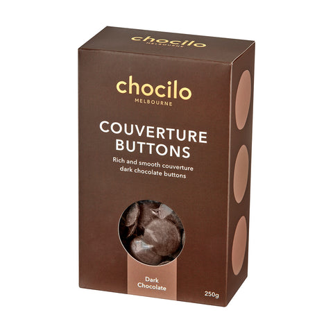 Chocilo Melbourne Dark Chocolate Buttons in a Gift Box