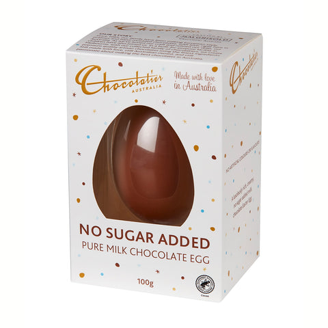 No Added Sugar Milk Chocolate Easter Egg