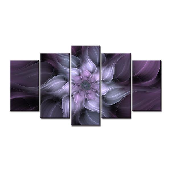 Alluring Purple Flower Canvas Wall Art | Floral Art Print – canvasx.net