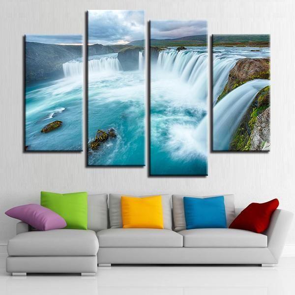 Cataract Waterfall Canvas Wall Art Scenic Nature Prints Canvasx Net