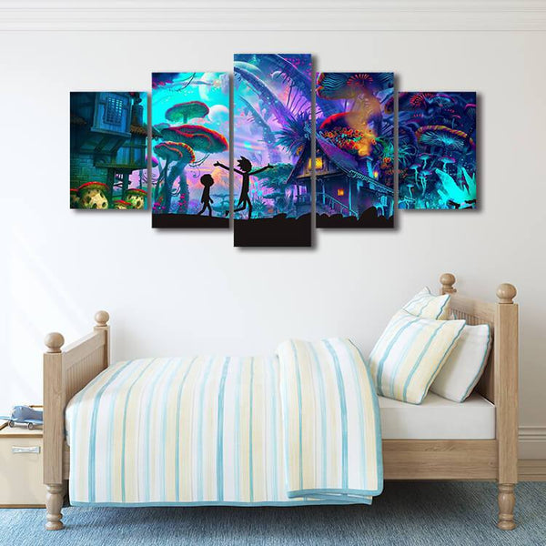 Rick & Morty Inspired Canvas Wall Art – canvasx.net