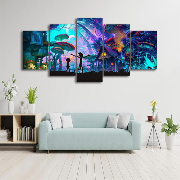 Rick & Morty Inspired Canvas Wall Art – canvasx.net