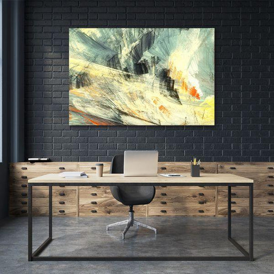 Abstract Mix Colors Canvas Wall Art Office