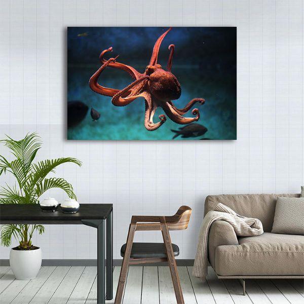 Buy Amazing Octopus 1 Panel Canvas Wall Art Online