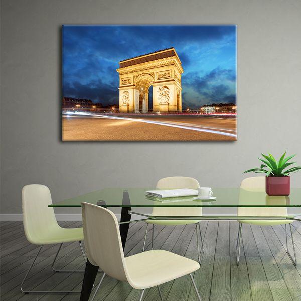 Shop Arc De Triomphe In Paris Canvas Wall Art Canvasx Net