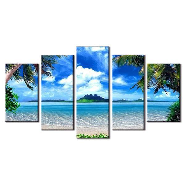 Beautiful Tropical Island Canvas Wall Art | Beach Prints – canvasx.net