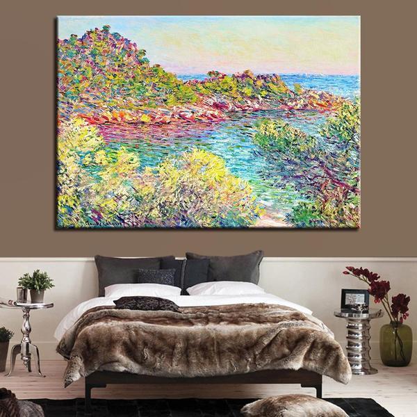 Landscape Near Monte Carlo By Claude Monet Canvas Print Wall Art Canvasx Net