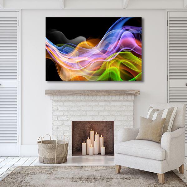 Shop Colorful Lights  Abstract Canvas Wall  Art canvasx net