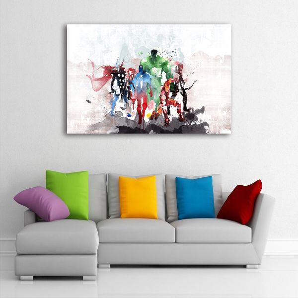 Comic Superheroes Canvas Wall Art Avengers Inspired Art Canvasx Net