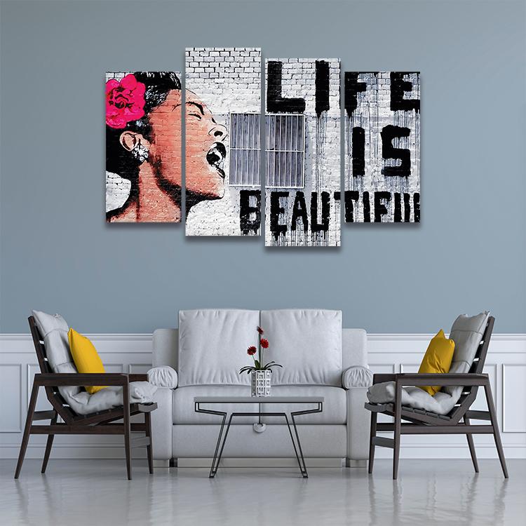 life is beautiful wall art