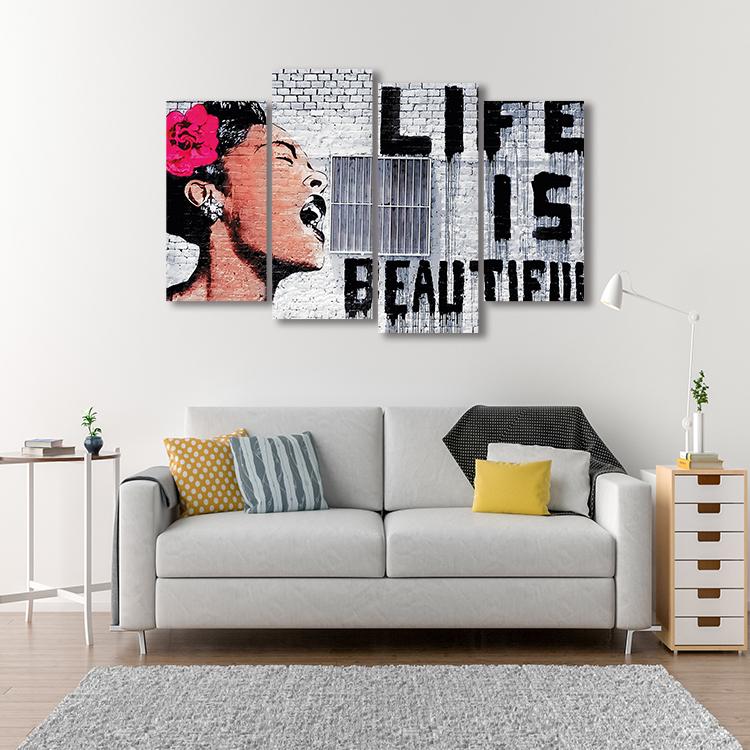 life is beautiful wall art