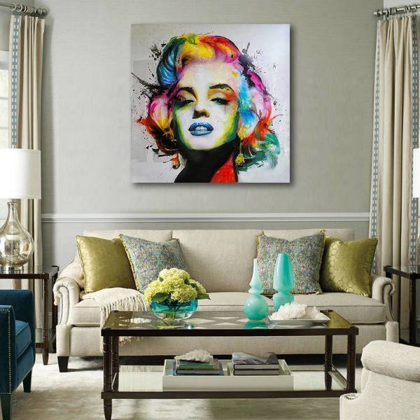 Marilyn Monroe Pop Canvas Art